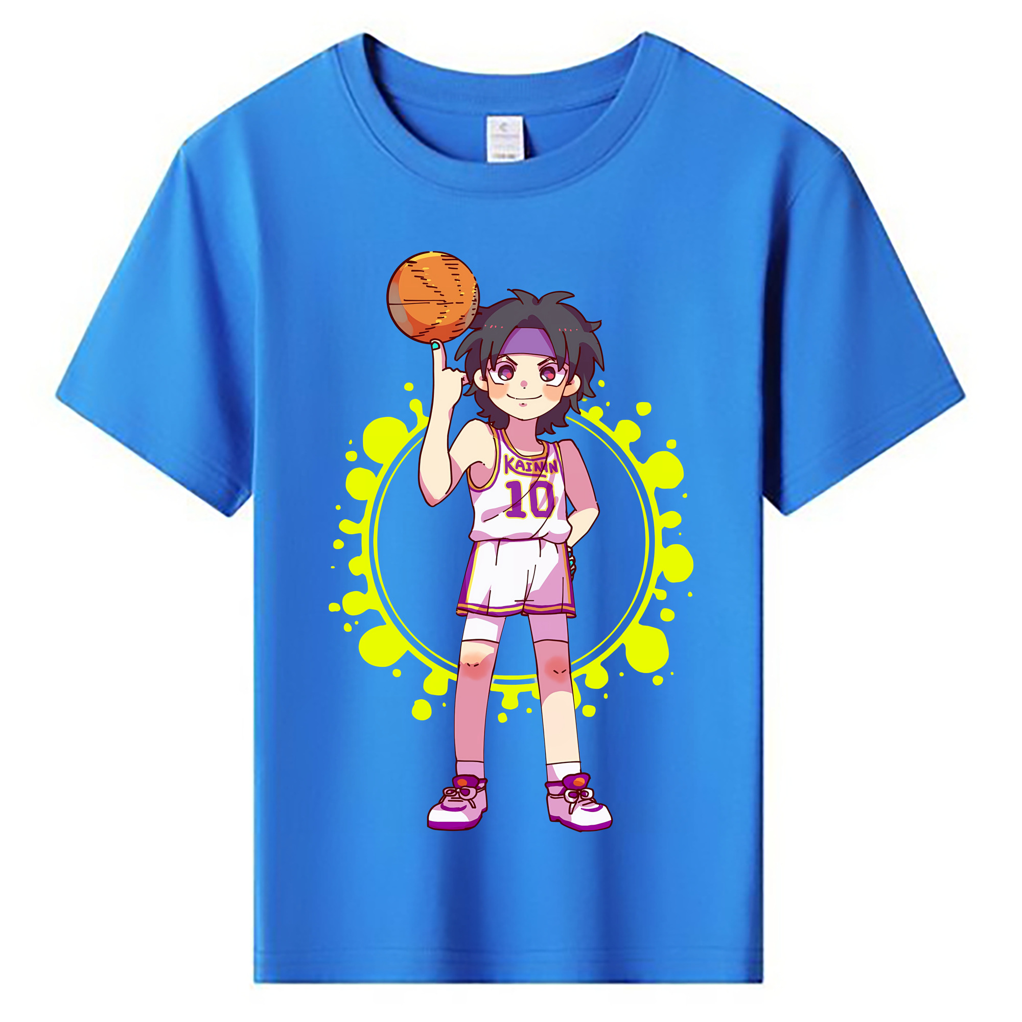 （画像用） SLAM DUNK／スラムダンク 綿100％キッズTシャツ（フロントプリント）